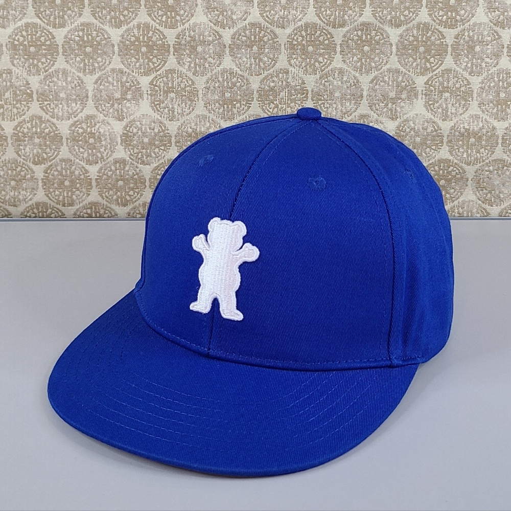 New Mens Grizzly Bear Adjustable Snapback Cap Hat